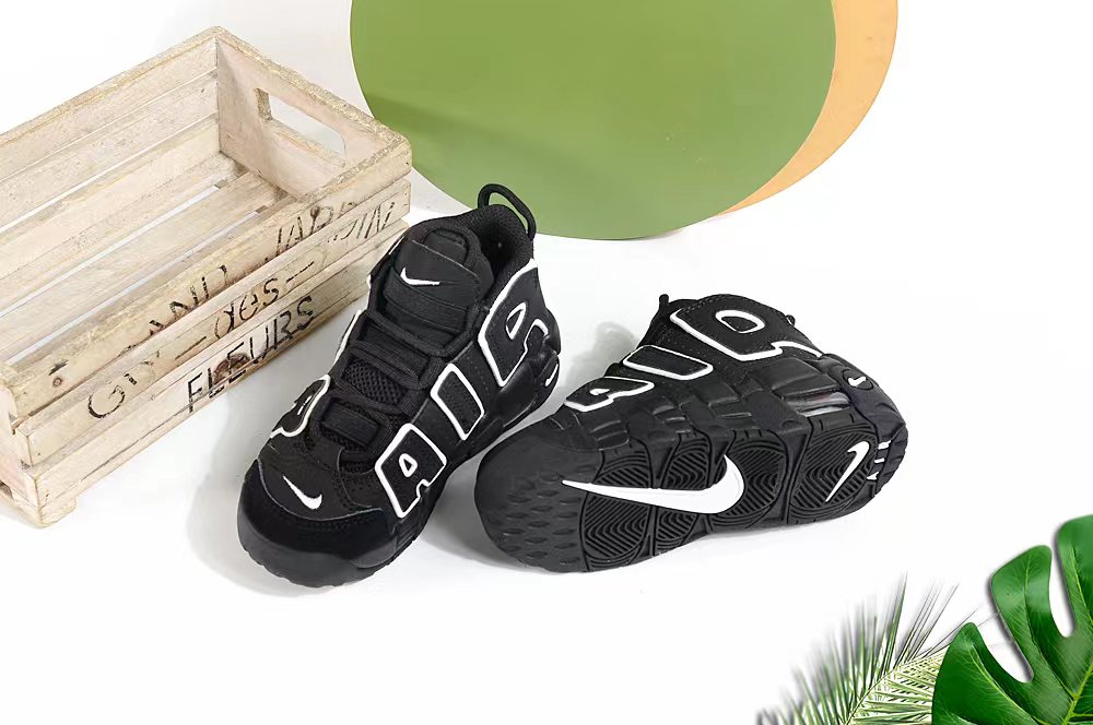 图片[2]-Nike/耐克 童鞋 原楦原档案开发版型，采用同源一致牛剖革鞋面材质，市面最为修正全掌真气垫模具,清洁品控区别市面其他版本!!，可视全掌透明中底气垫❗复古百搭配色,耐克Nike Air More Uptempo\”96\”Photon Dust/Metallic Silver\”皮蓬一代系列经典高街百搭休闲运动文化篮球鞋 尺码：25 26 27 28 29 30 31 32 33 34 35 36 37-选品中心