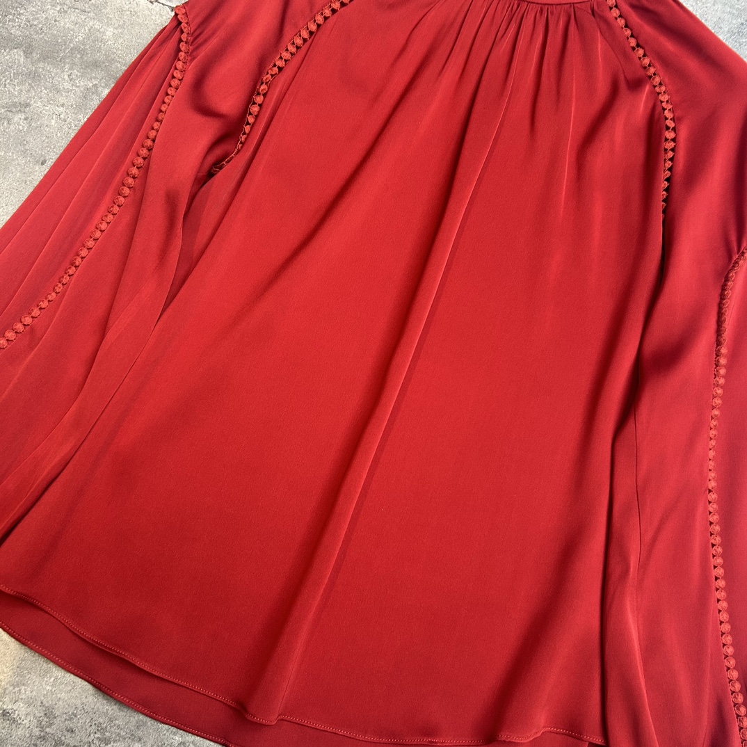 P702 Sandro’s New Grail: High Quality Women’s Silk Shirt with Various Colors - 图片 4