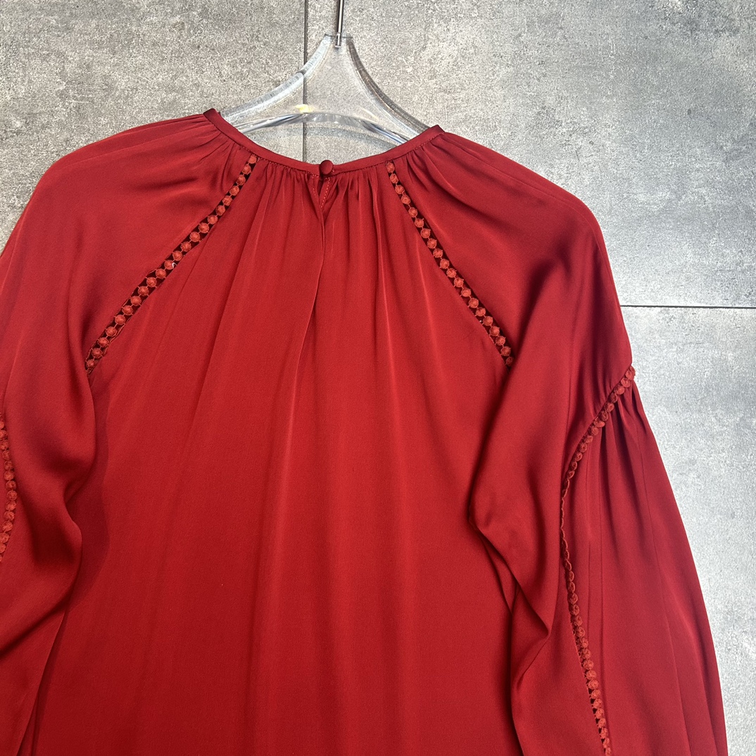 P702 Sandro’s New Grail: High Quality Women’s Silk Shirt with Various Colors - 图片 6