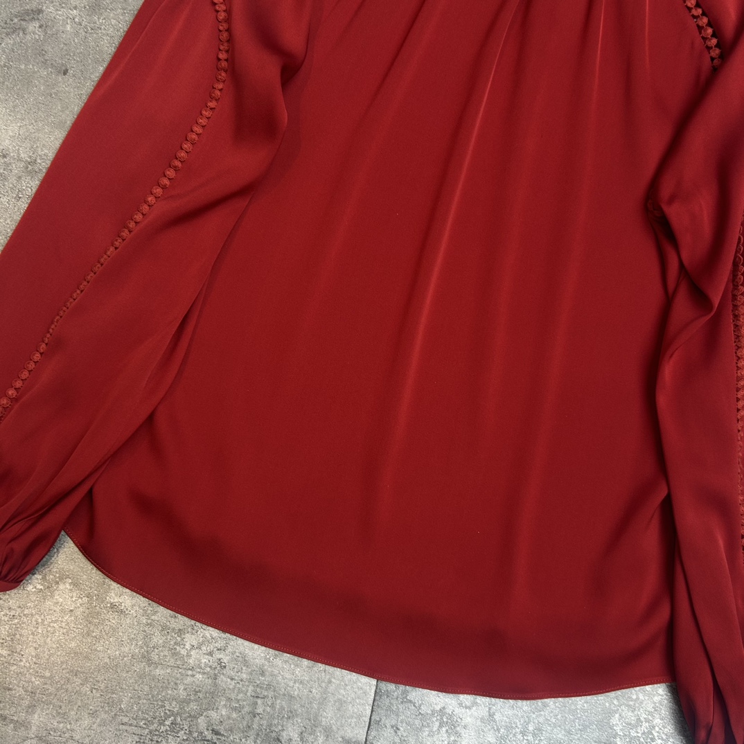 P702 Sandro’s New Grail: High Quality Women’s Silk Shirt with Various Colors - 图片 8