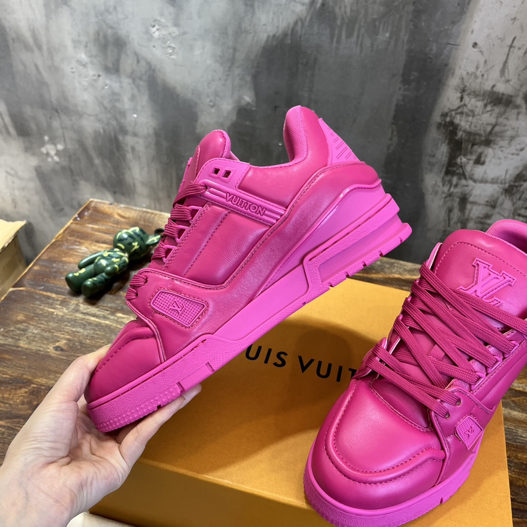 Louis Vuitton 新配色 东莞高端 LV Trainer 路易-威登2022走秀新款