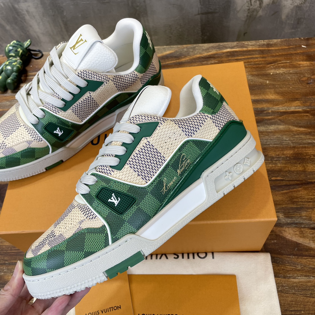 Louis Vuitton 新配色 东莞高端 LV Trainer 路易-威登2022走秀新款