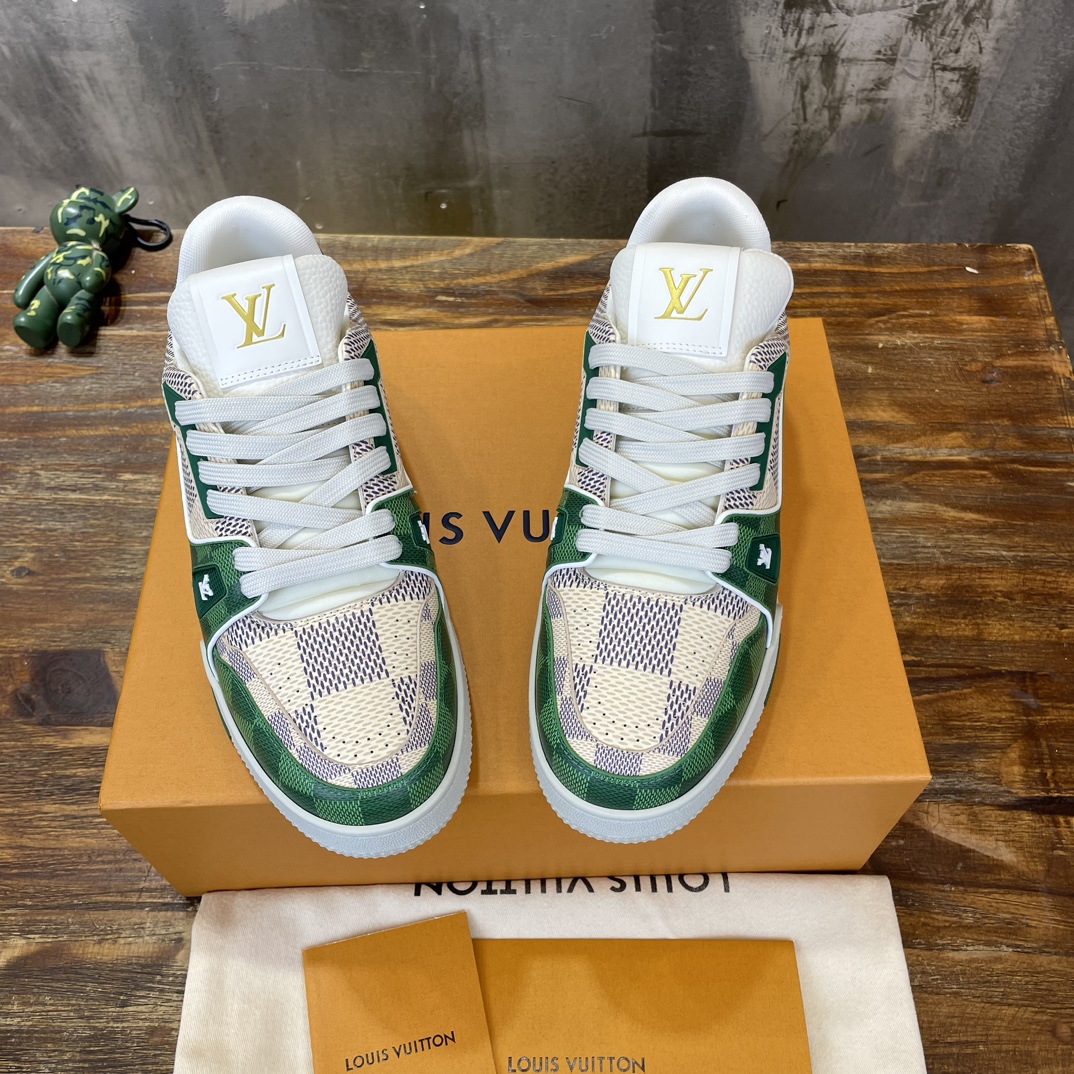 Louis Vuitton 新配色 东莞高端 LV Trainer 路易-威登2022走秀新款