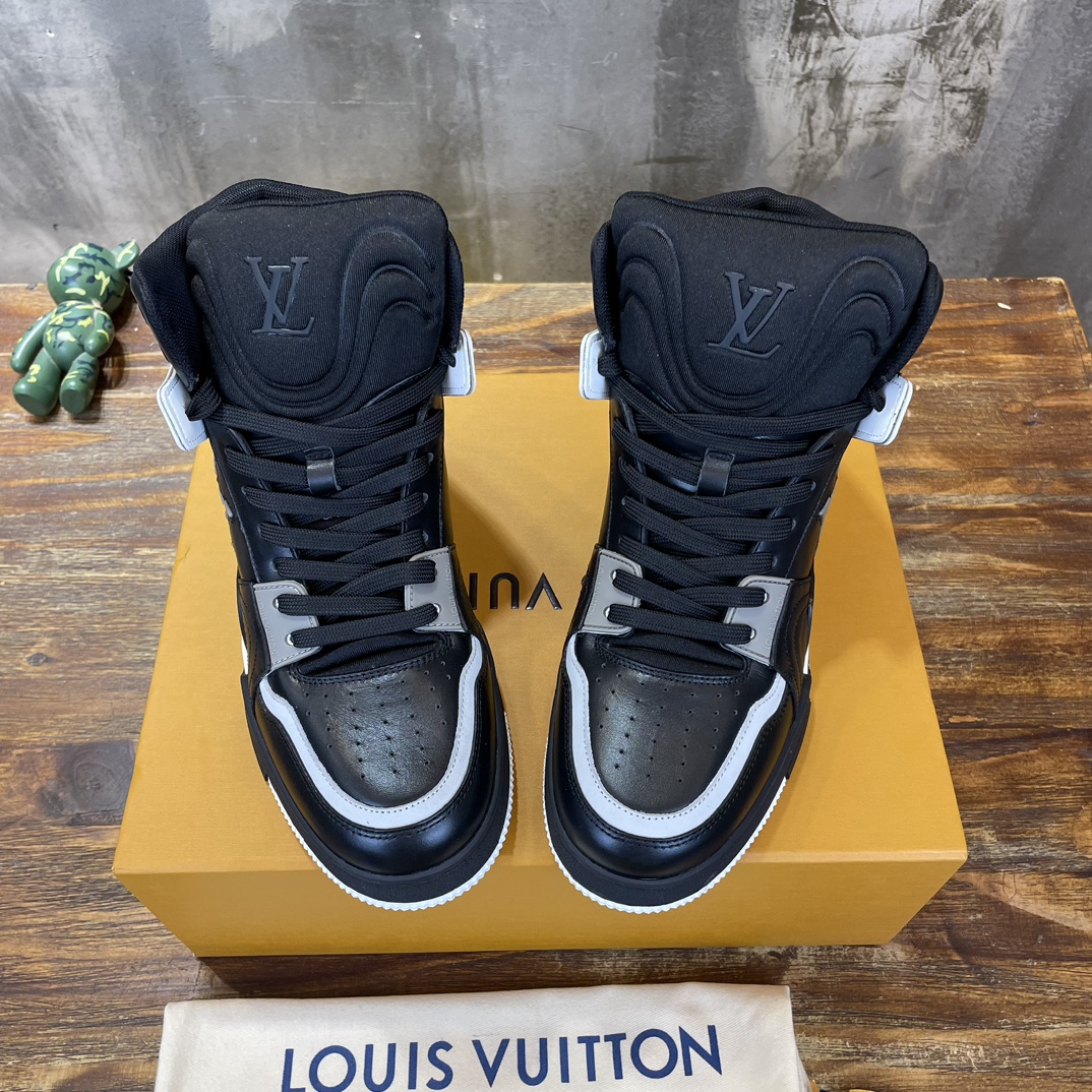 Louis Vuitton 高帮新配色 东莞高端 LV Trainer 路易-威登2022走秀新款