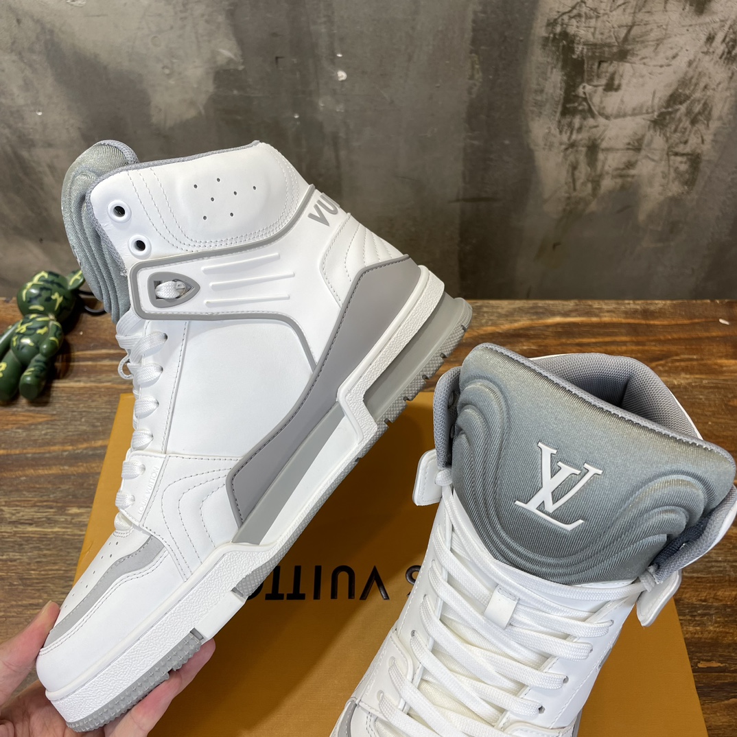 Louis Vuitton 高帮新配色 东莞高端 LV Trainer 路易-威登2022走秀新款
