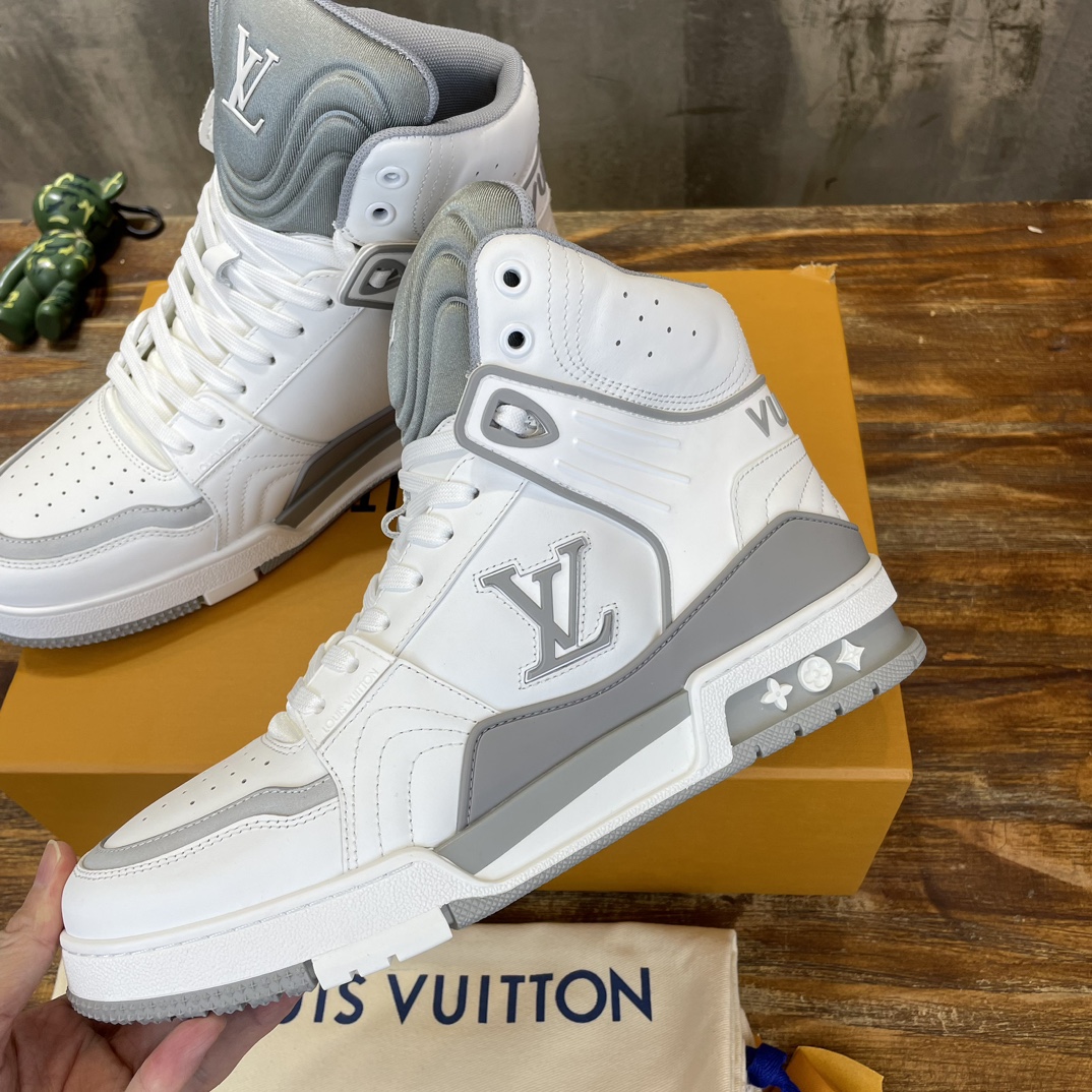 Louis Vuitton 高帮新配色 东莞高端 LV Trainer 路易-威登2022走秀新款