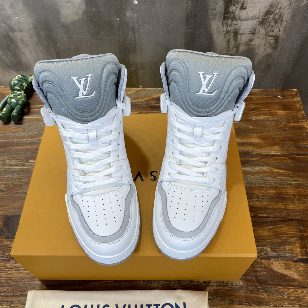 Louis Vuitton 高帮新配色 东莞高端 LV Trainer 路易-威登2022走秀新款
