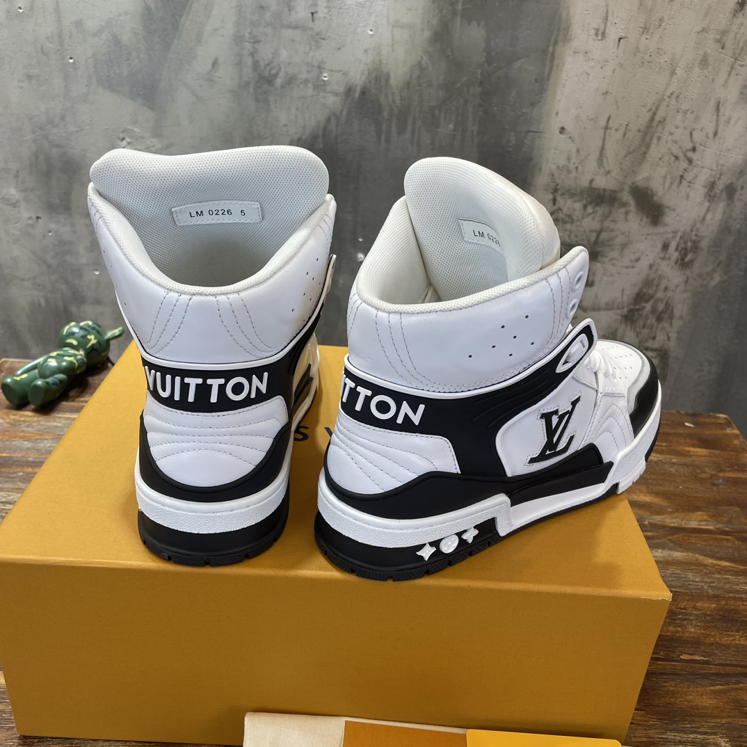 Louis Vuitton 高帮新配色 东莞高端 LV Trainer 路易-威登2022走秀新款