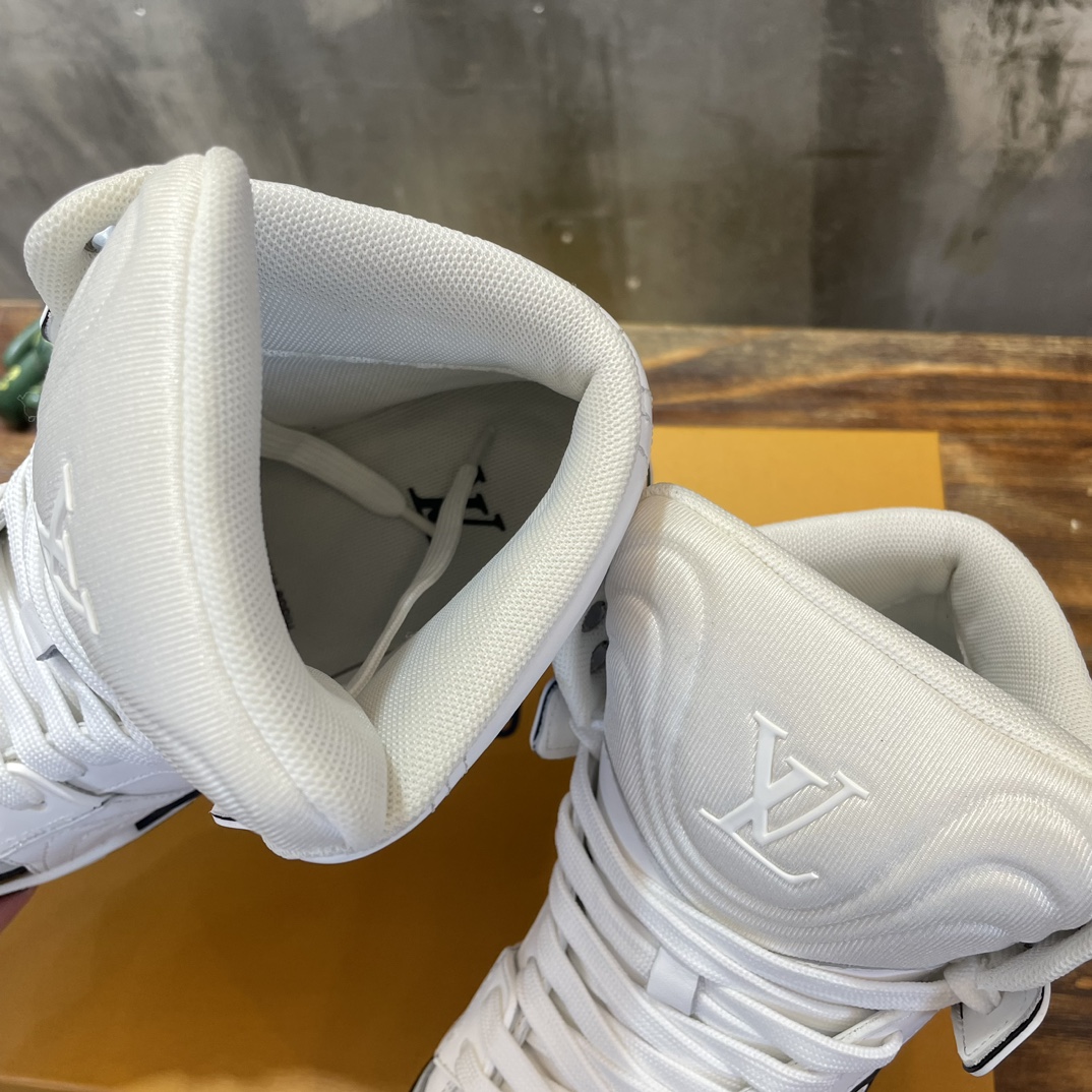 Louis Vuitton 高帮新配色 东莞高端 LV Trainer 路易-威登2022走秀新款