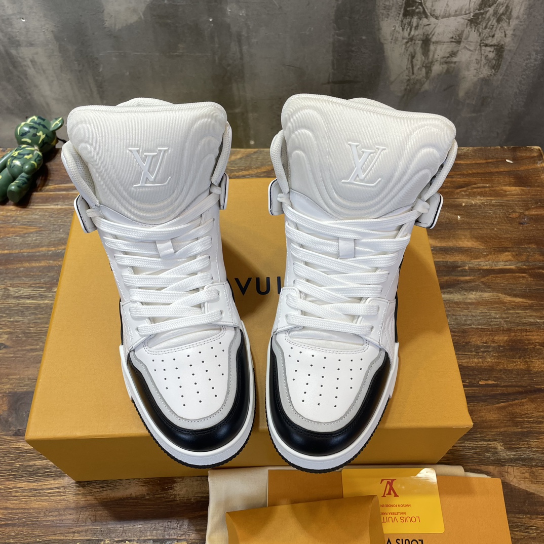 Louis Vuitton 高帮新配色 东莞高端 LV Trainer 路易-威登2022走秀新款