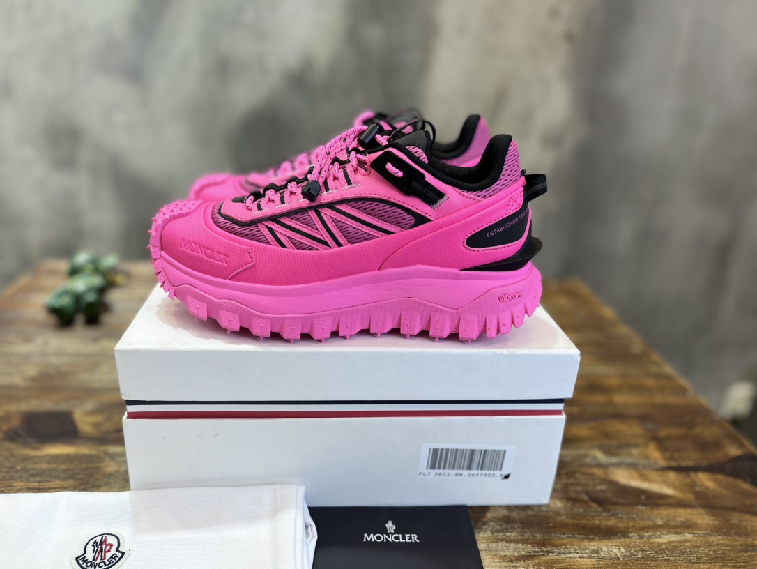 Moncler Trailgrip GTX Outdoor Sneakers - Pink, Size 36-45, Original Materials 2 i1698664599 1912 0