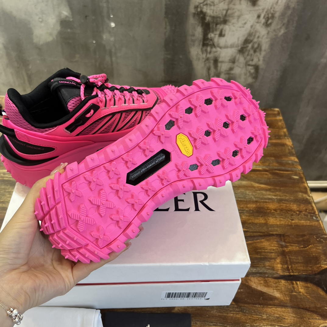 Moncler Trailgrip GTX Outdoor Sneakers - Pink, Size 36-45, Original Materials 10 i1698664599 4567 8