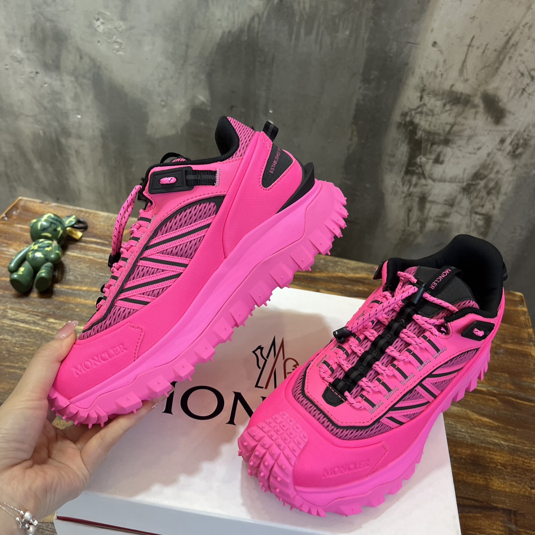 Moncler Trailgrip GTX Outdoor Sneakers - Pink, Size 36-45, Original Materials 6 i1698664599 7217 4