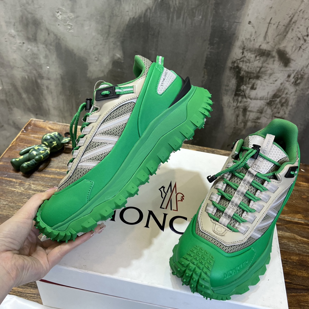 Moncler Trailgrip GTX: Green Outdoor Sneakers, High-Performance Trail Shoes 6 i1700396266 3635 0