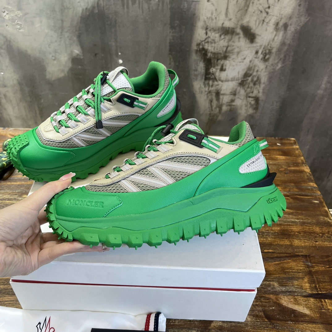 Moncler Trailgrip GTX: Green Outdoor Sneakers, High-Performance Trail Shoes 5 i1700396266 7320 6