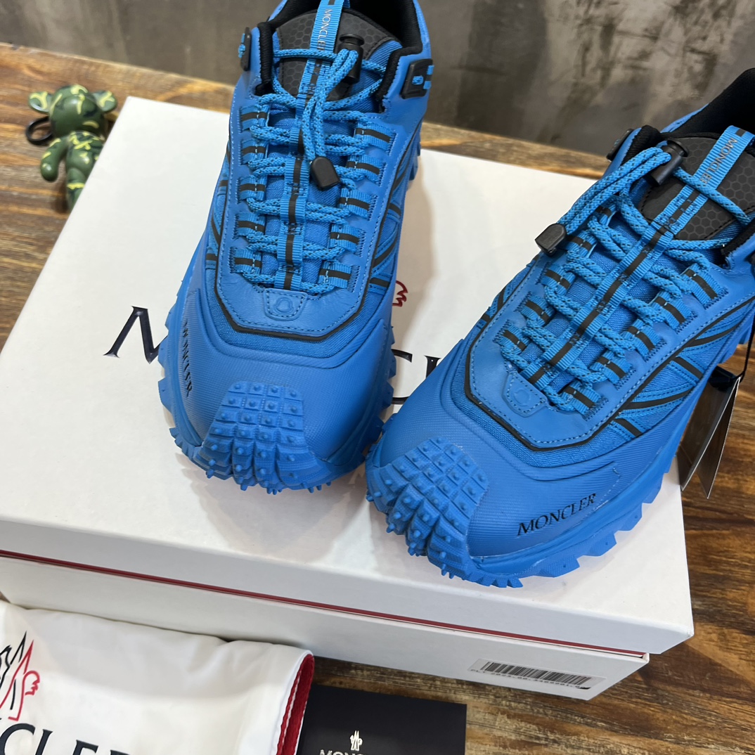 Moncler Trailgrip x GTX Blue Outdoor Sneakers, Size 36-45, Original Materials 7 i1704541270 8066 0