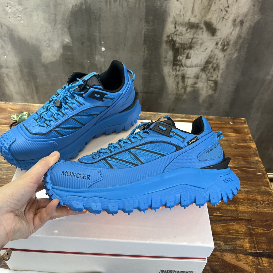 Moncler Trailgrip x GTX Blue Outdoor Sneakers, Size 36-45, Original Materials 5 i1704541270 8258 0