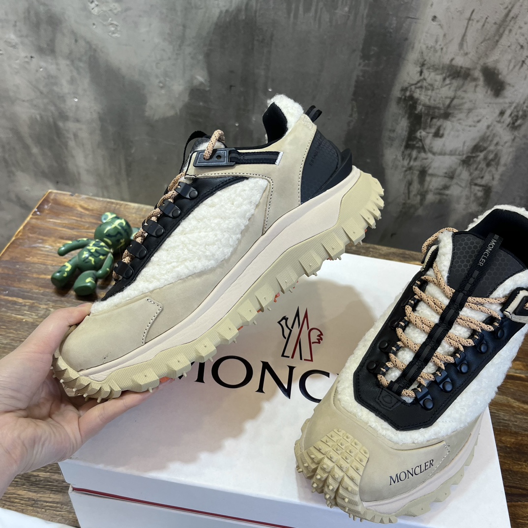 Moncler Trailgrip GTX Outdoor Sneakers - Beige, Black, and White 6 i1704561614 2249 8
