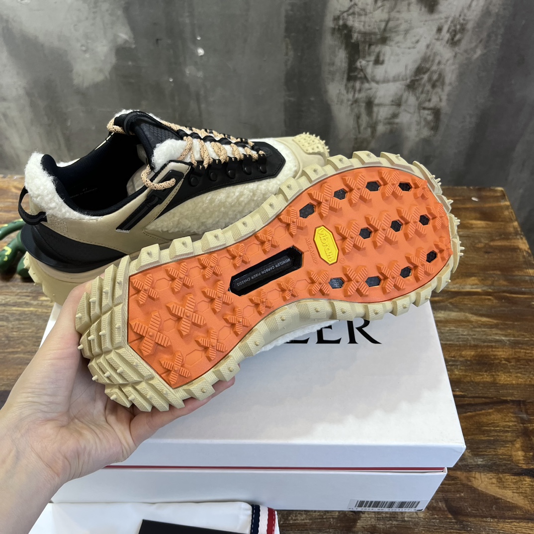 Moncler Trailgrip GTX Outdoor Sneakers - Beige, Black, and White 10 i1704561614 4274 3