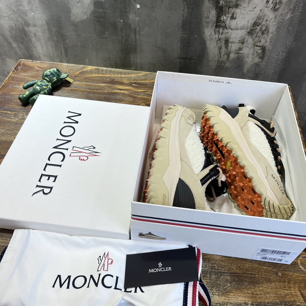 Moncler Trailgrip GTX Outdoor Sneakers - Beige, Black, and White 3 i1704561614 4729 6