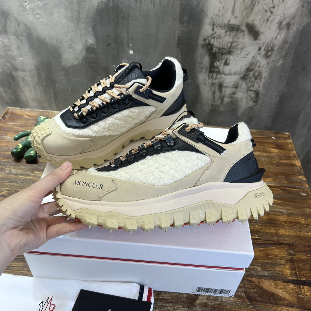 Moncler Trailgrip GTX Outdoor Sneakers - Beige, Black, and White 5 i1704561614 6616 2