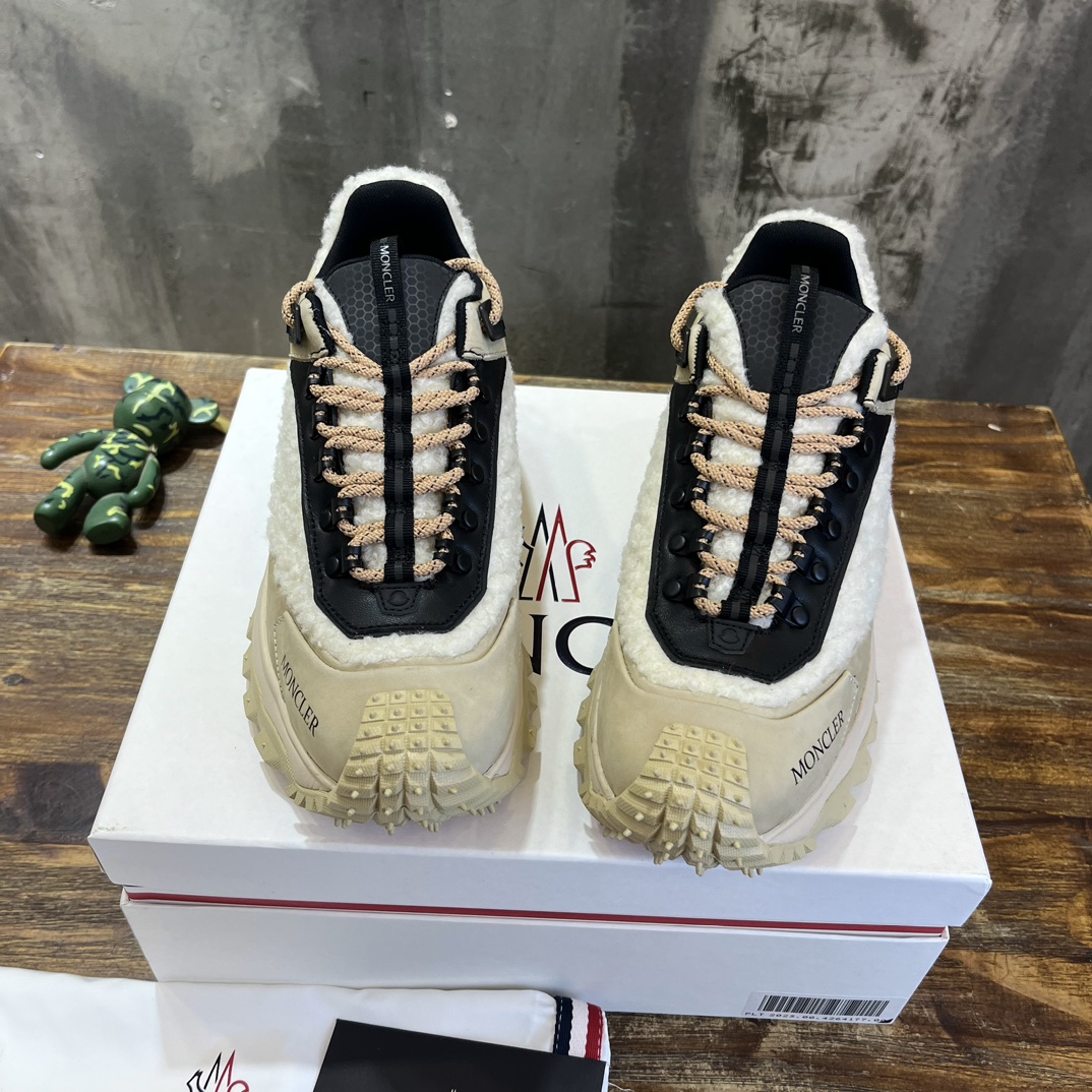 Moncler Trailgrip GTX Outdoor Sneakers - Beige, Black, and White 4 i1704561614 8719 5