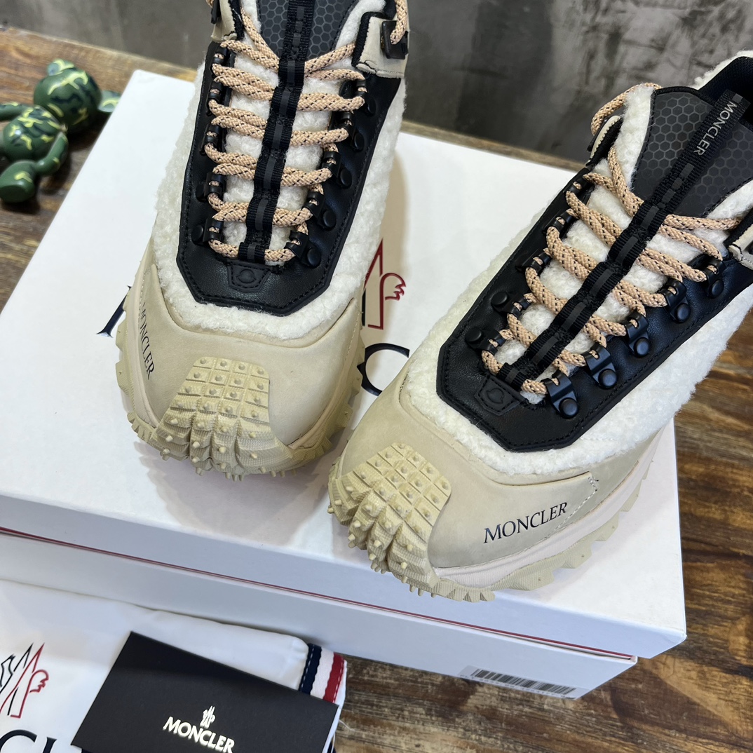 Moncler Trailgrip GTX Outdoor Sneakers - Beige, Black, and White 7 i1704561614 9050 7