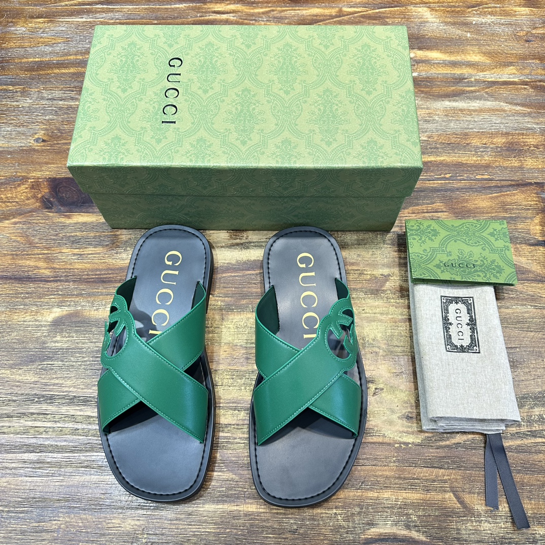 Gucci Gucci古驰 G家 最新 一字拖 凉拖鞋