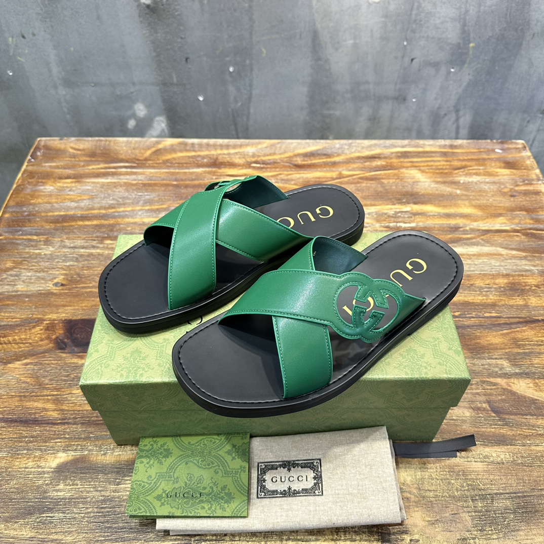 Gucci Gucci古驰 G家 最新 一字拖 凉拖鞋
