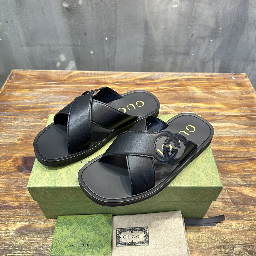 Gucci Gucci古驰 G家 最新 一字拖 凉拖鞋