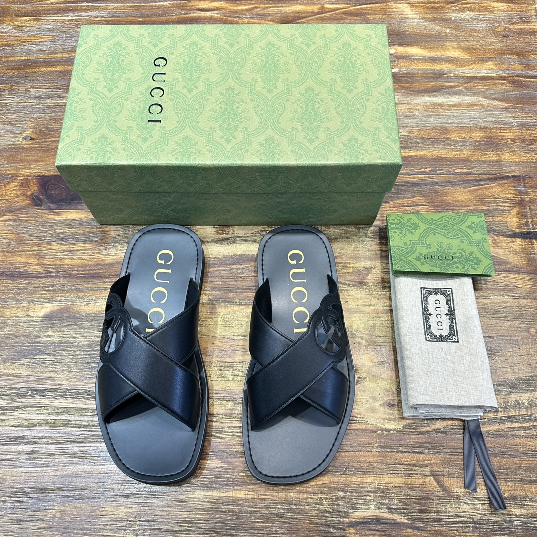 Gucci Gucci古驰 G家 最新 一字拖 凉拖鞋
