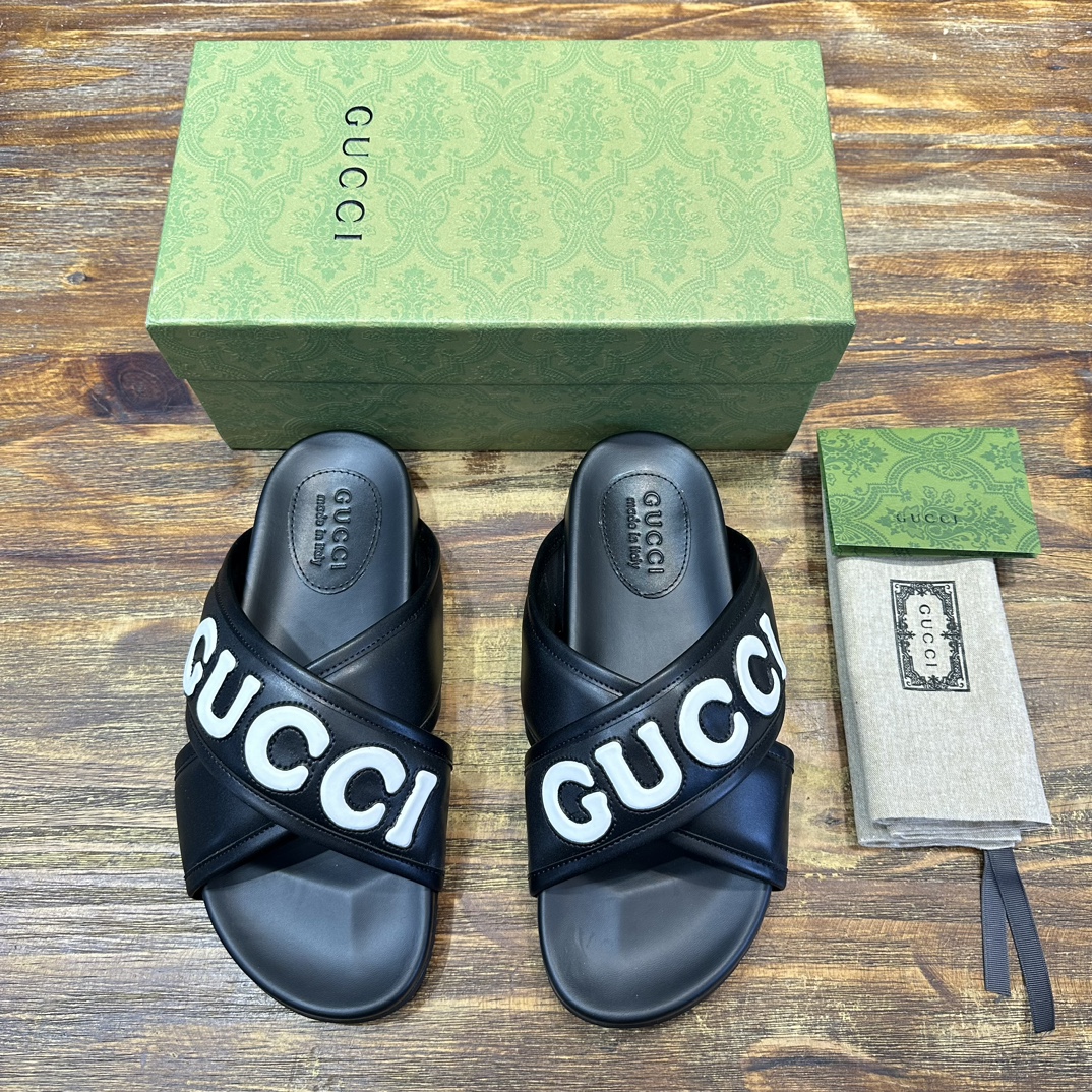 Gucci Gucci古驰 G家 最新 一字拖 凉拖鞋