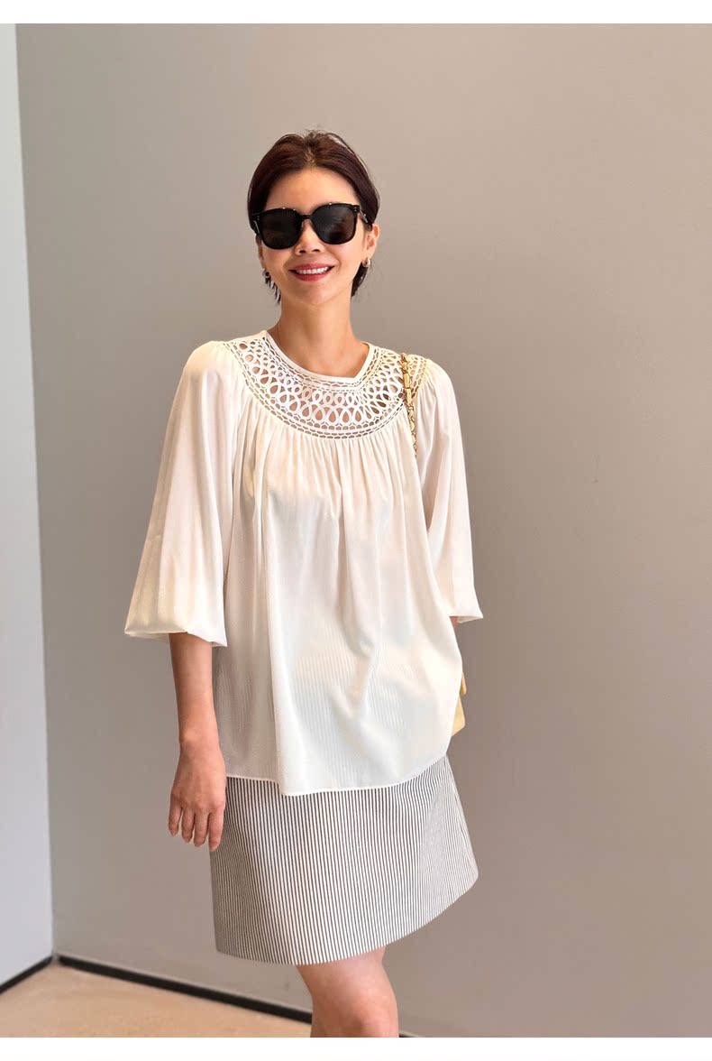 Chloe Packaged Women’s Silk Suit with High-Quality Design Shirt in Various Sizes - 图片 4
