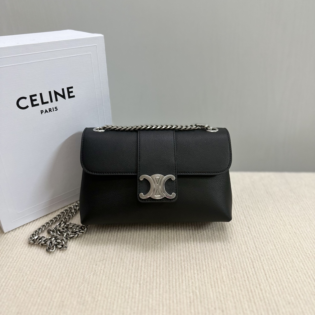 NO:184636,Genuine grade original leather version New product arrival CE TEEN VICTOIRE handbag VICTOIRE handbag is a brand new product line of 24, called 