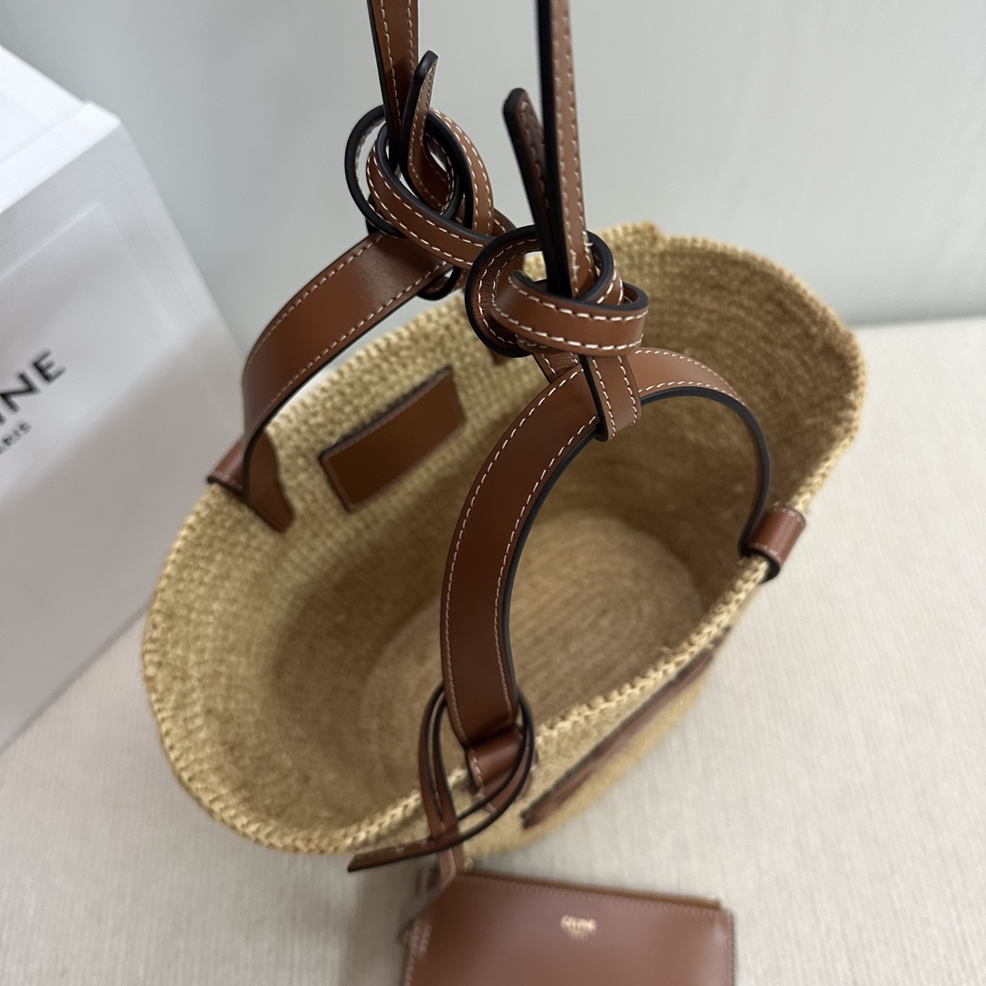 CE TEEN 编织经典菜篮子系列 手工编织手袋包 8