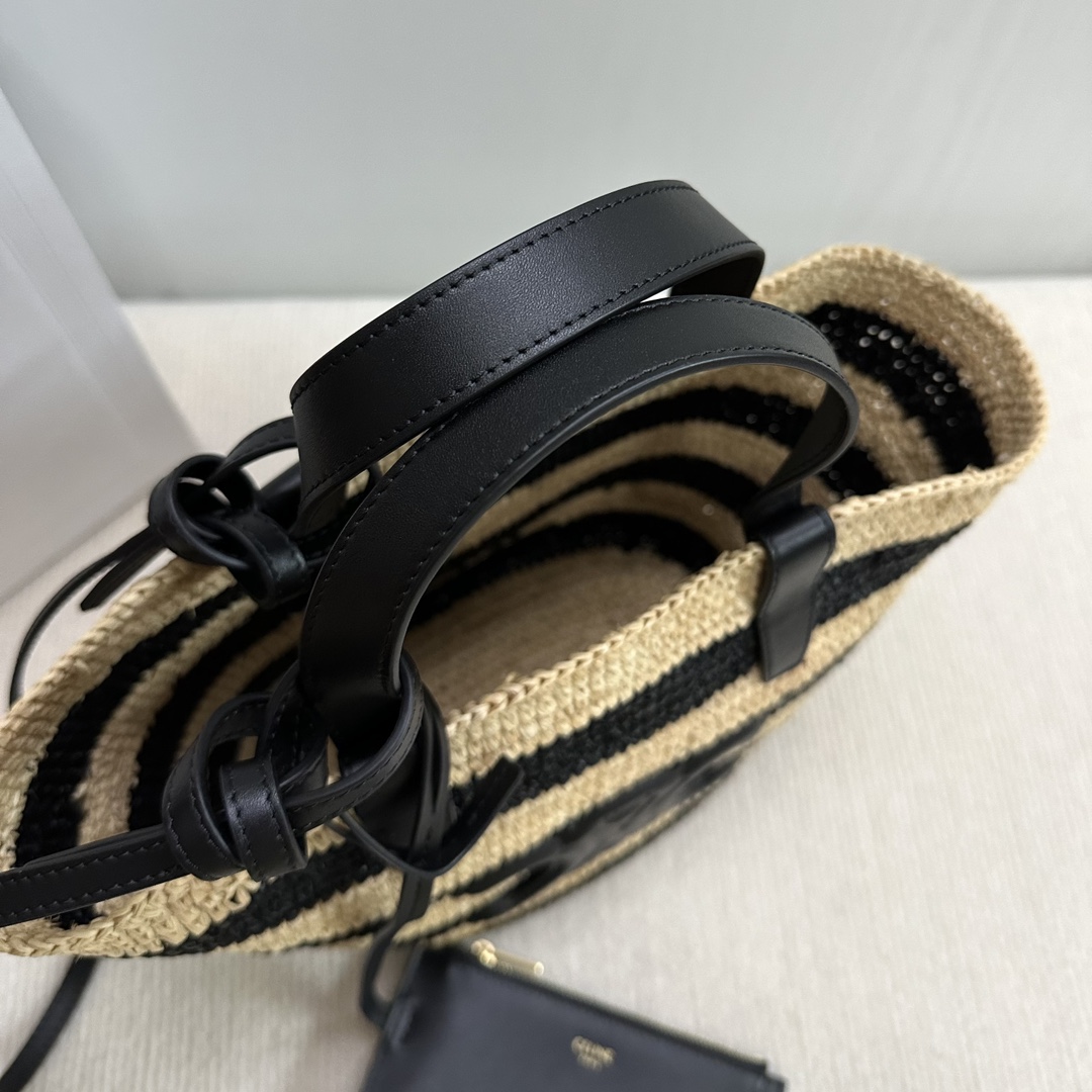 CE TEEN 编织经典菜篮子系列 手工编织手袋包 9