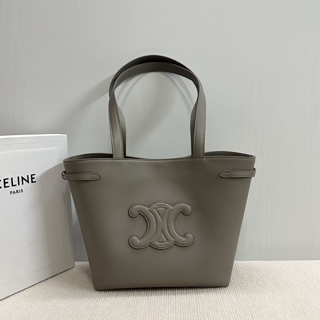 NO:186185,Genuine original leather CELINE's latest tote bag 