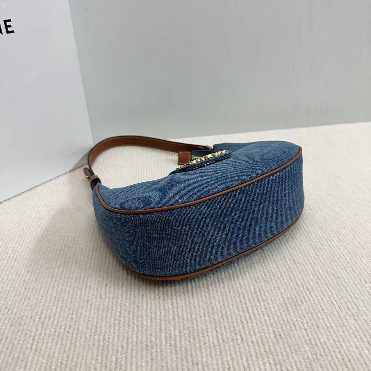 Celine Style Brown Shoulder Bag Bags Shoulder Bag detail image 8 from source 772248