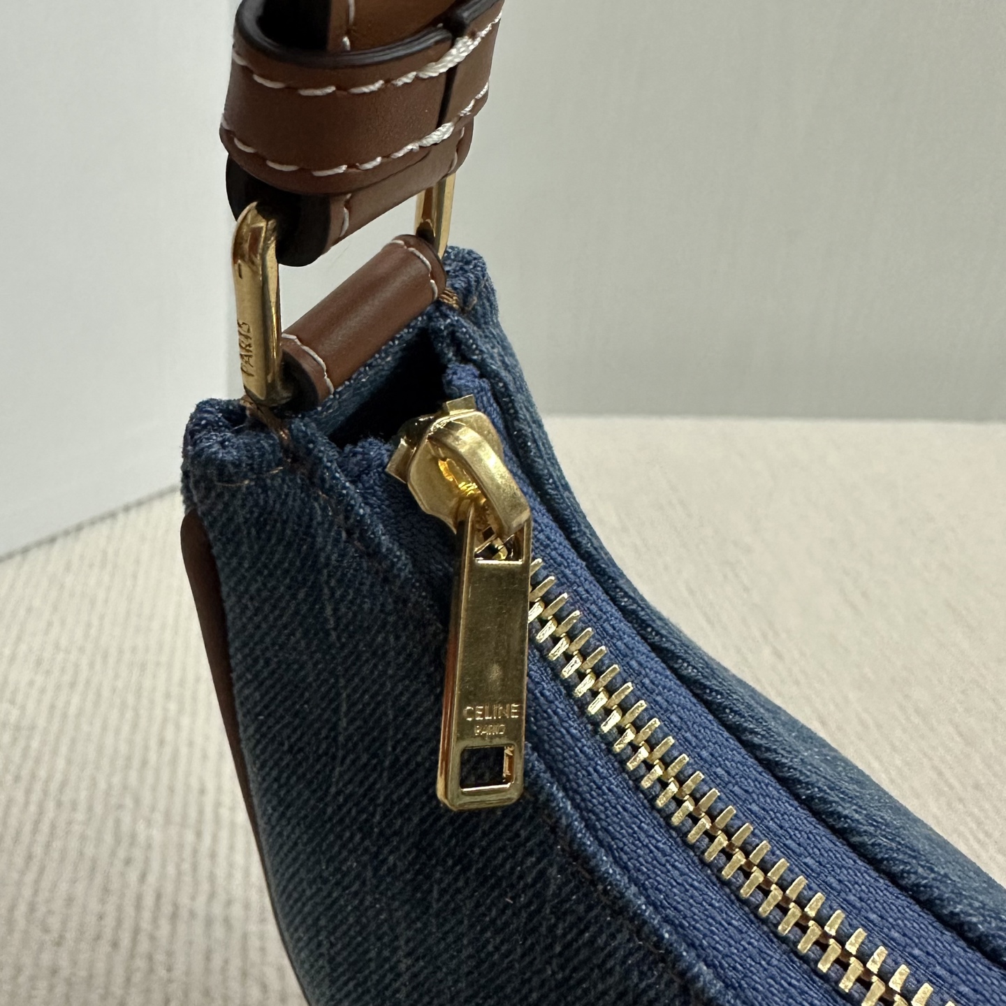 Celine Style Brown Shoulder Bag Bags Shoulder Bag detail image 6 from source 772248