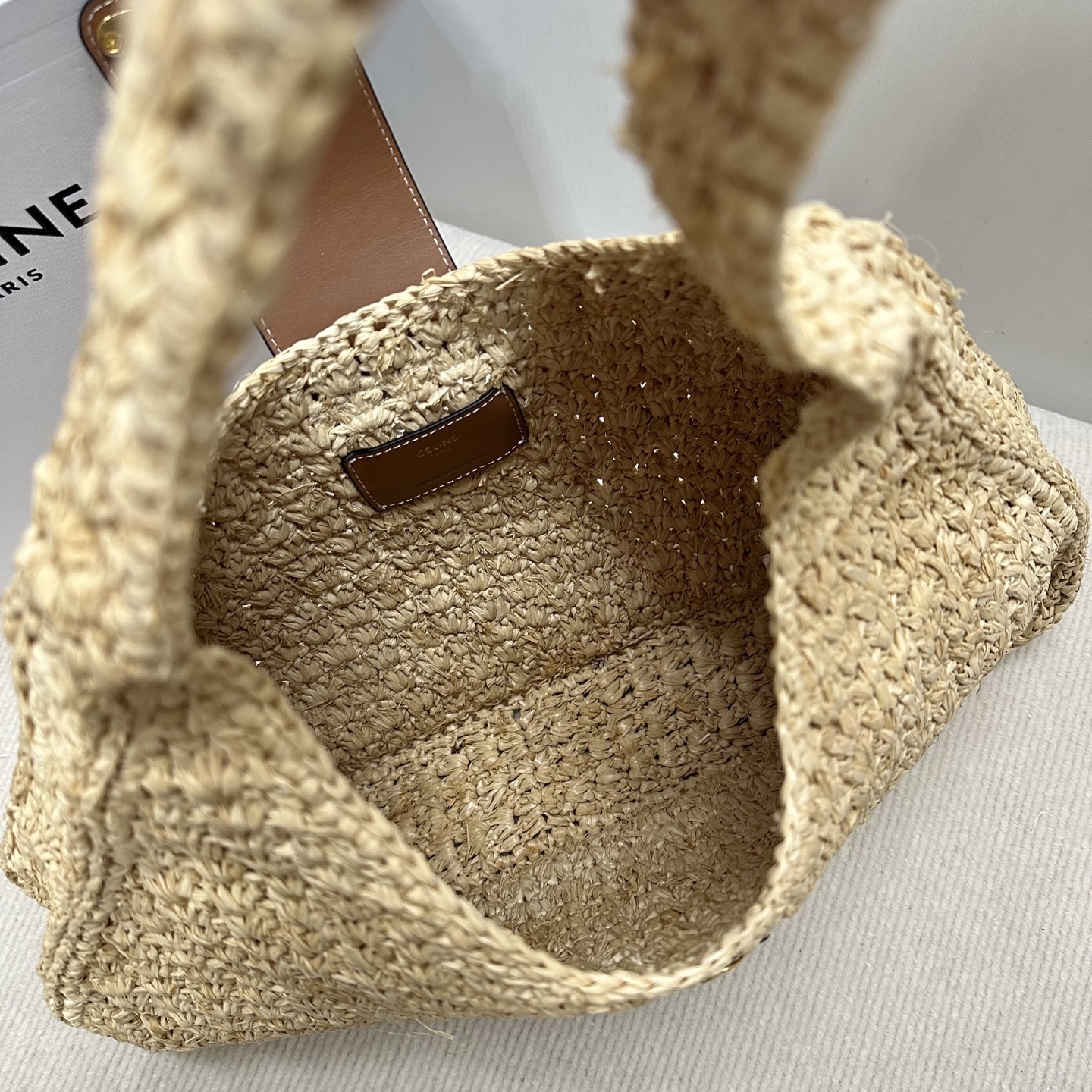 💰2280 Cabas Triang, hand-weaving from Madagascar. Model: CL119772, Dimension: 45 x 23 x 6 cm。 - 图片 7