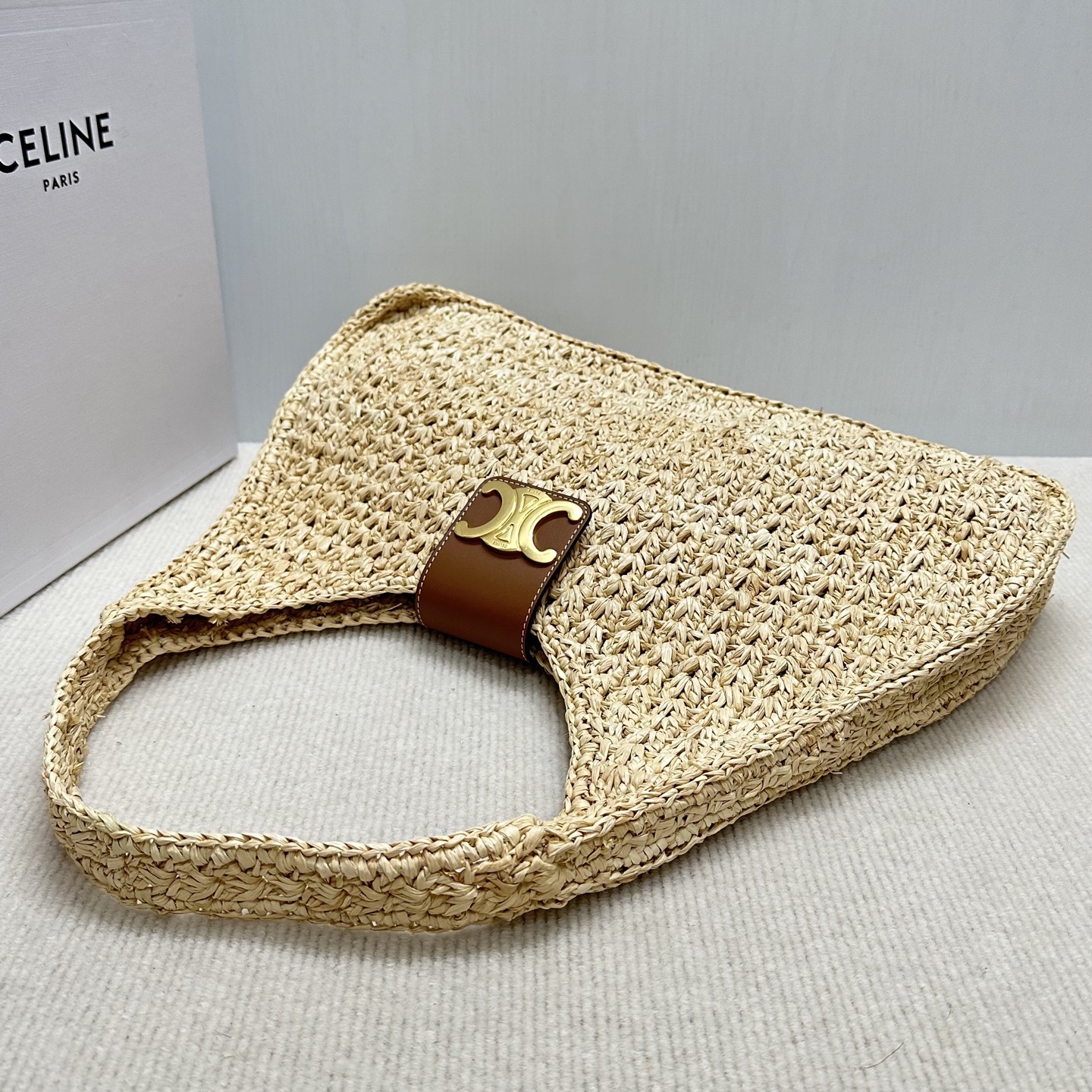 💰2280 Cabas Triang, hand-weaving from Madagascar. Model: CL119772, Dimension: 45 x 23 x 6 cm。 - 图片 5