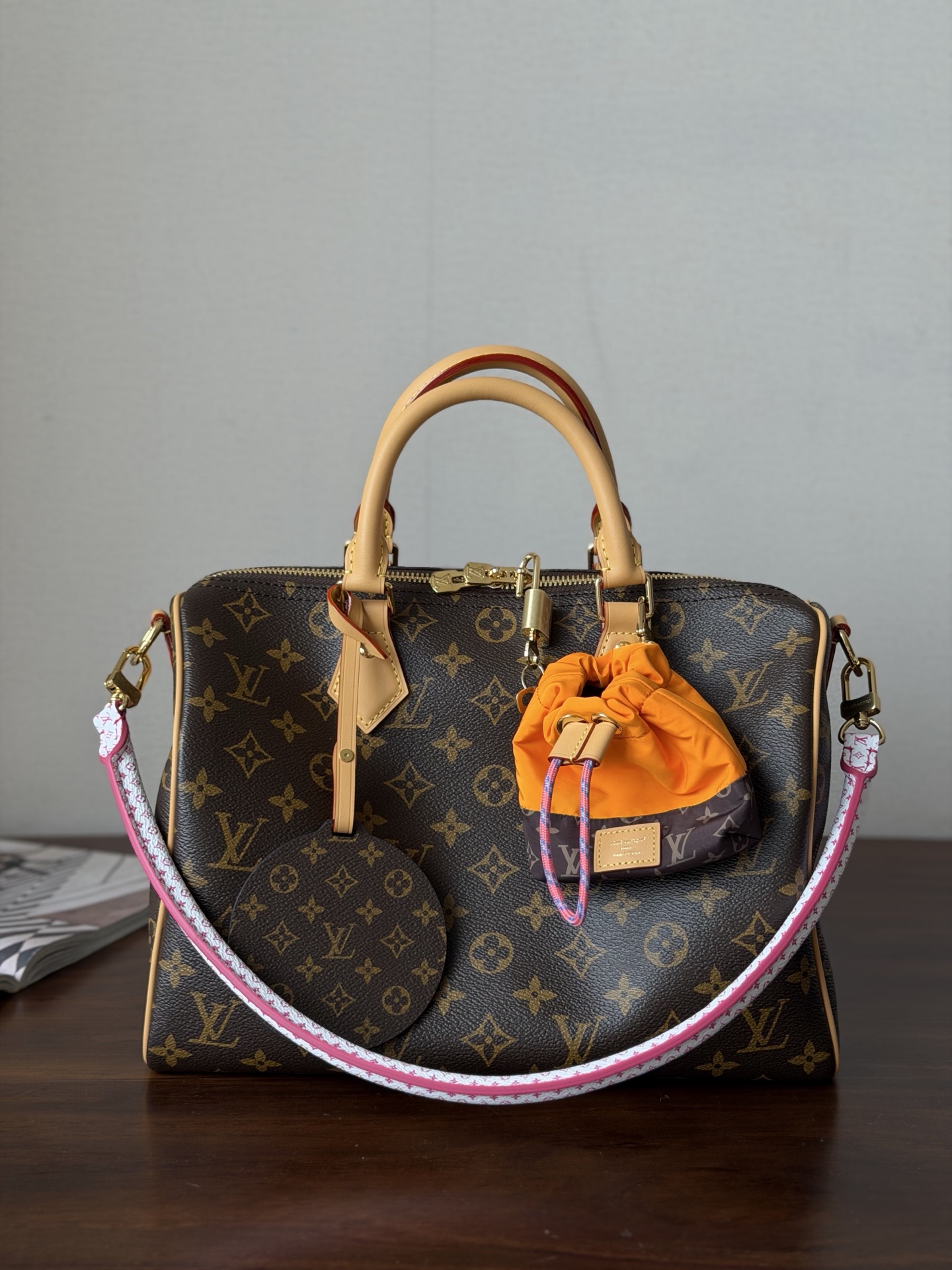 Louis Vuitton Speedy Soft 30 Blue Monogram Denim 30 everyday