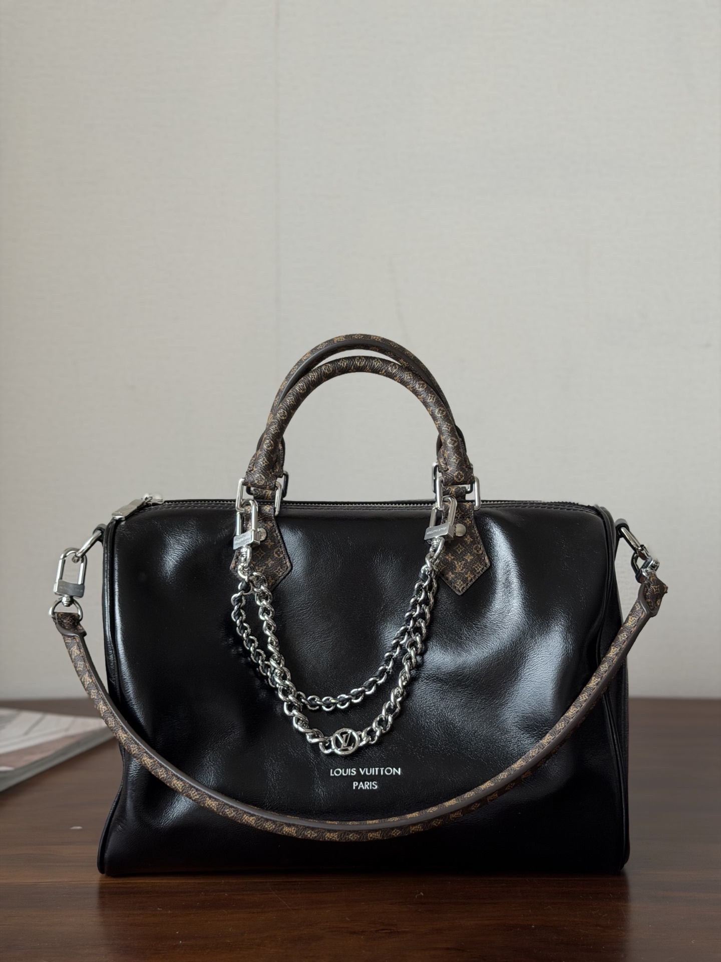 Louis Vuitton Speedy Soft 30 Blue Monogram Denim 30 everyday