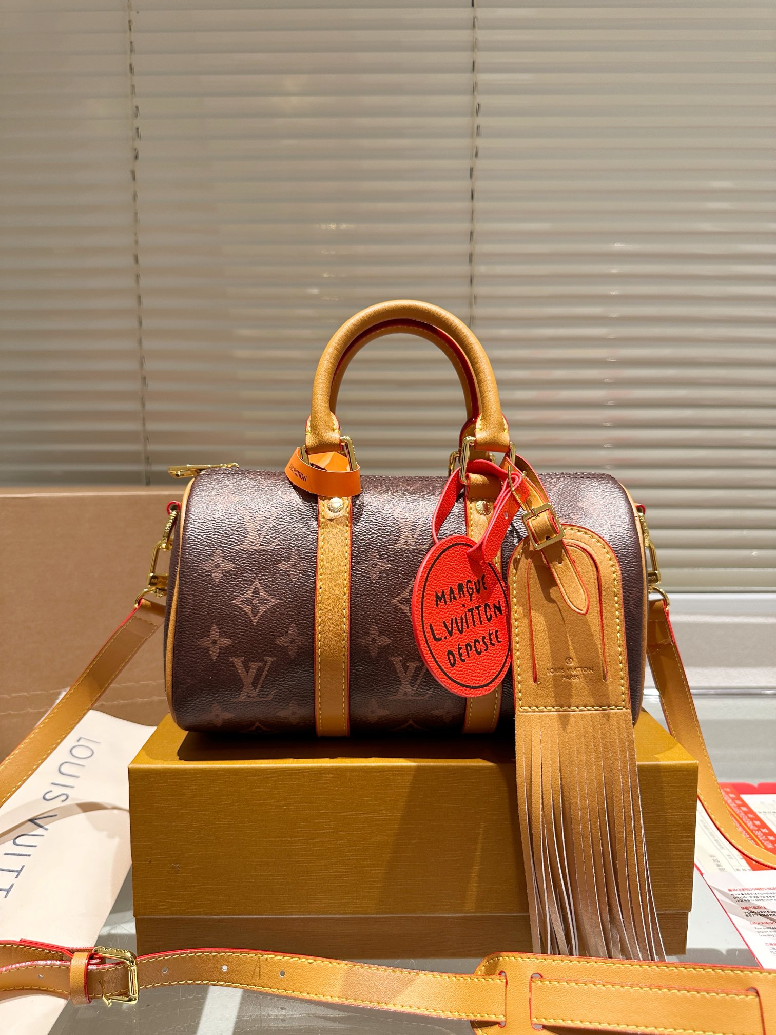 Louis Vuitton LV Speedy Taschen Handtaschen Rindsleder