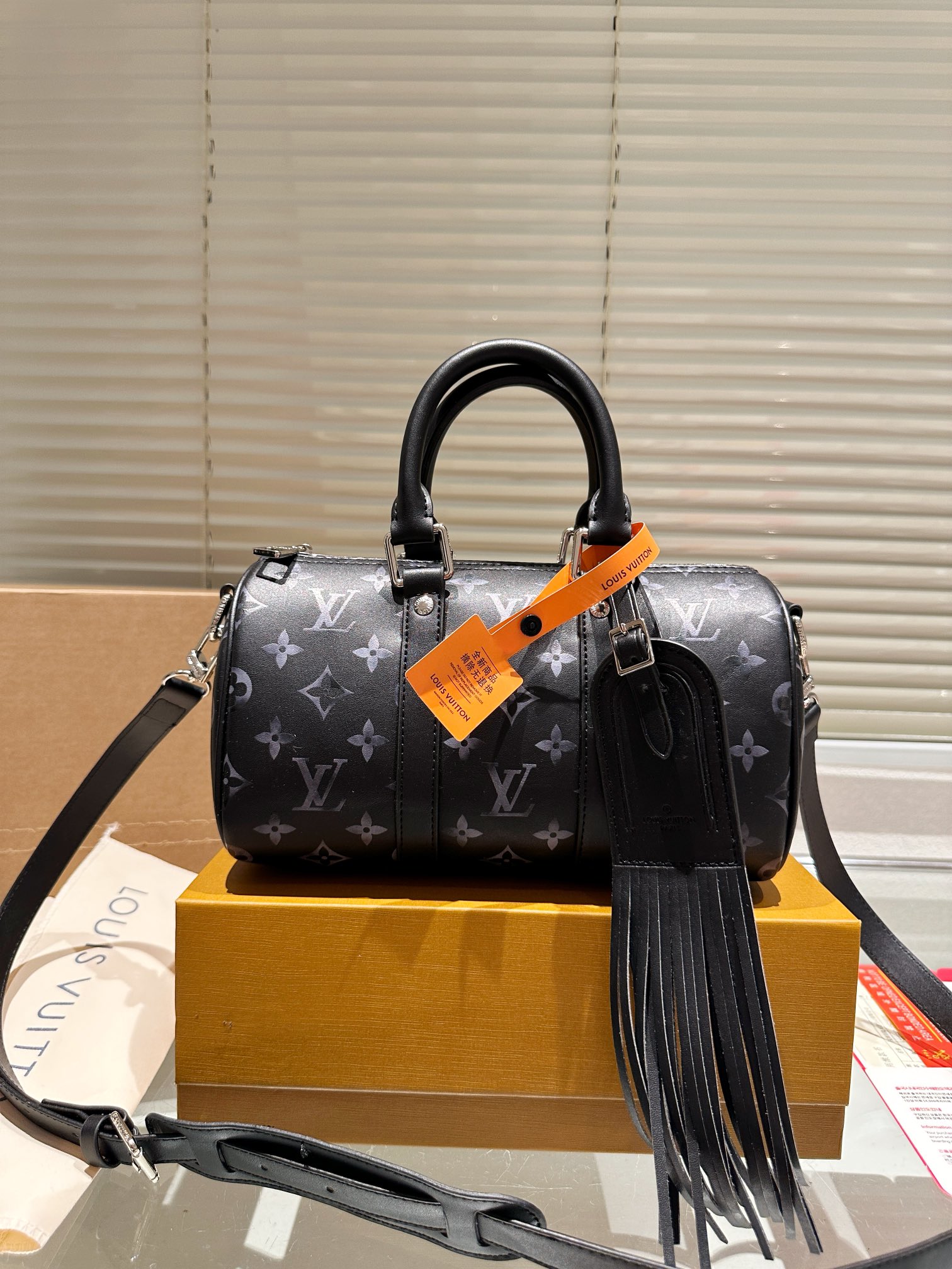 Louis Vuitton LV Speedy Hoch
 Taschen Handtaschen Beste Replik
 Rindsleder