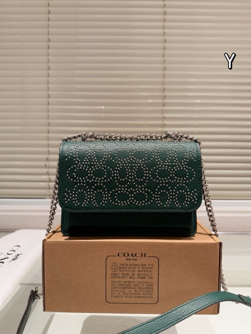 Coach Klare Rivet Flap Crossbody Bag - Elegant & Lightweight, Perfect Size 1 Coach Klare Rivet Flap Crossbody Bag - Elegant & Lightweight, Perfect Size