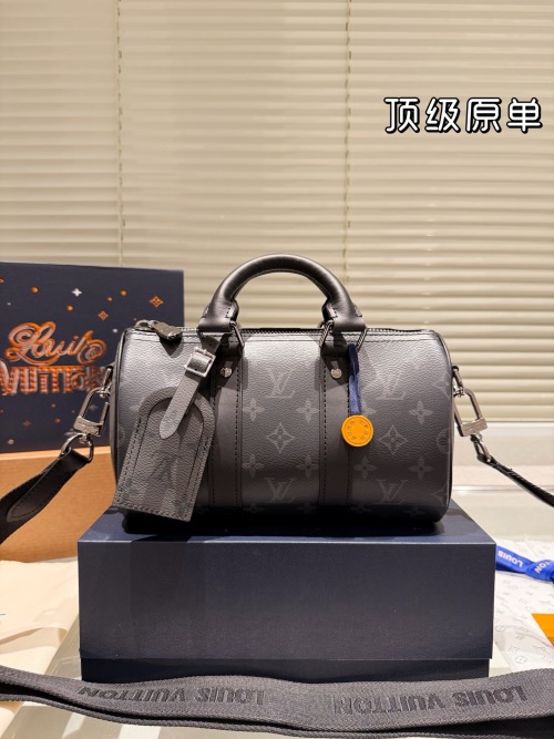 Louis Vuitton Keepall 20 Black Duffle Bag - Perfect Travel Companion 1 Louis Vuitton Keepall 20 Black Duffle Bag - Perfect Travel Companion