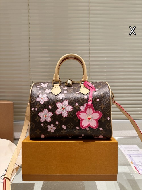 Louis Vuitton Speedy Pillow Bag Murakami Takashi Cherry Blossom 30cm 1 Louis Vuitton Speedy Pillow Bag Murakami Takashi Cherry Blossom 30cm