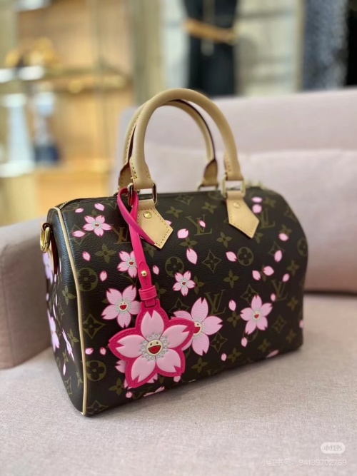 Louis Vuitton Speedy Bandouliere Cherry Blossom Murakami Takashi 25 Bag 1 Louis Vuitton Speedy Bandouliere Cherry Blossom Murakami Takashi 25 Bag