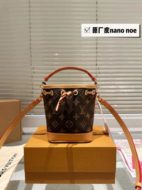 Louis Vuitton Nano Noe Bucket Bag, Monogram Canvas, Adjustable Strap 1 Louis Vuitton Nano Noe Bucket Bag, Monogram Canvas, Adjustable Strap